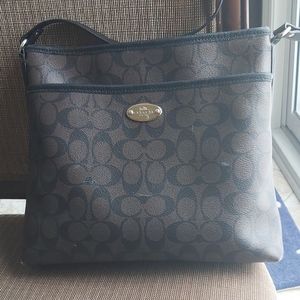 Brown/Black COACH Crossbody  Bag.